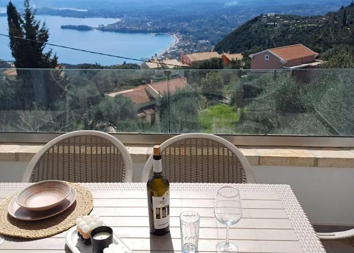 Filothea With Jacuzzi & Sv By Corfuescapes Villa Spartylas