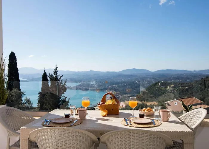 Filothea With Jacuzzi & Sv By Corfuescapes Spartylas